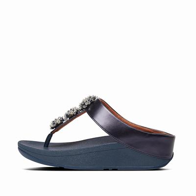 Fitflop Galaxy Toe-Thongs - Sandalen Damen - Blau (GSX890341)